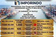 Jasa import HS Code 7210.7011 (Color Coated Steel Coils)